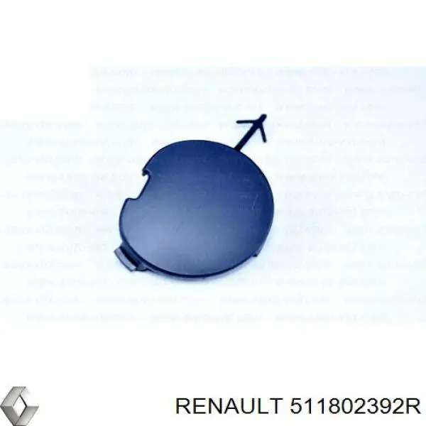 Заглушка бампера буксирувального гака, передня ліва 511802392R Renault (RVI)