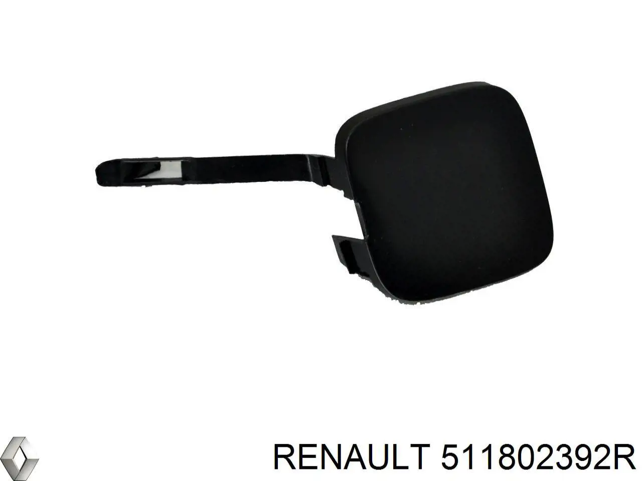 Заглушка бампера буксирувального гака, передня ліва Renault (RVI) 511802392R