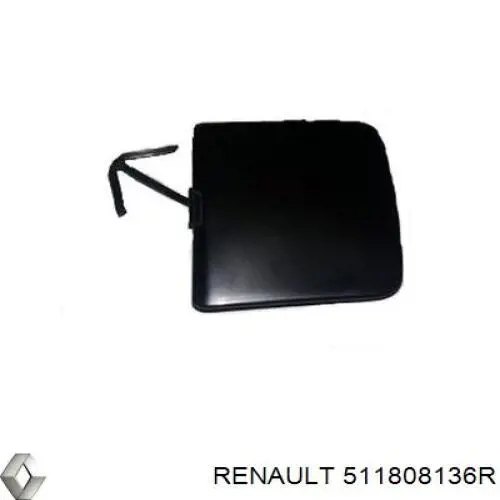 Заглушка бампера буксирувального гака, передня Renault (RVI) 511808136R ціна, від 5.89 USD