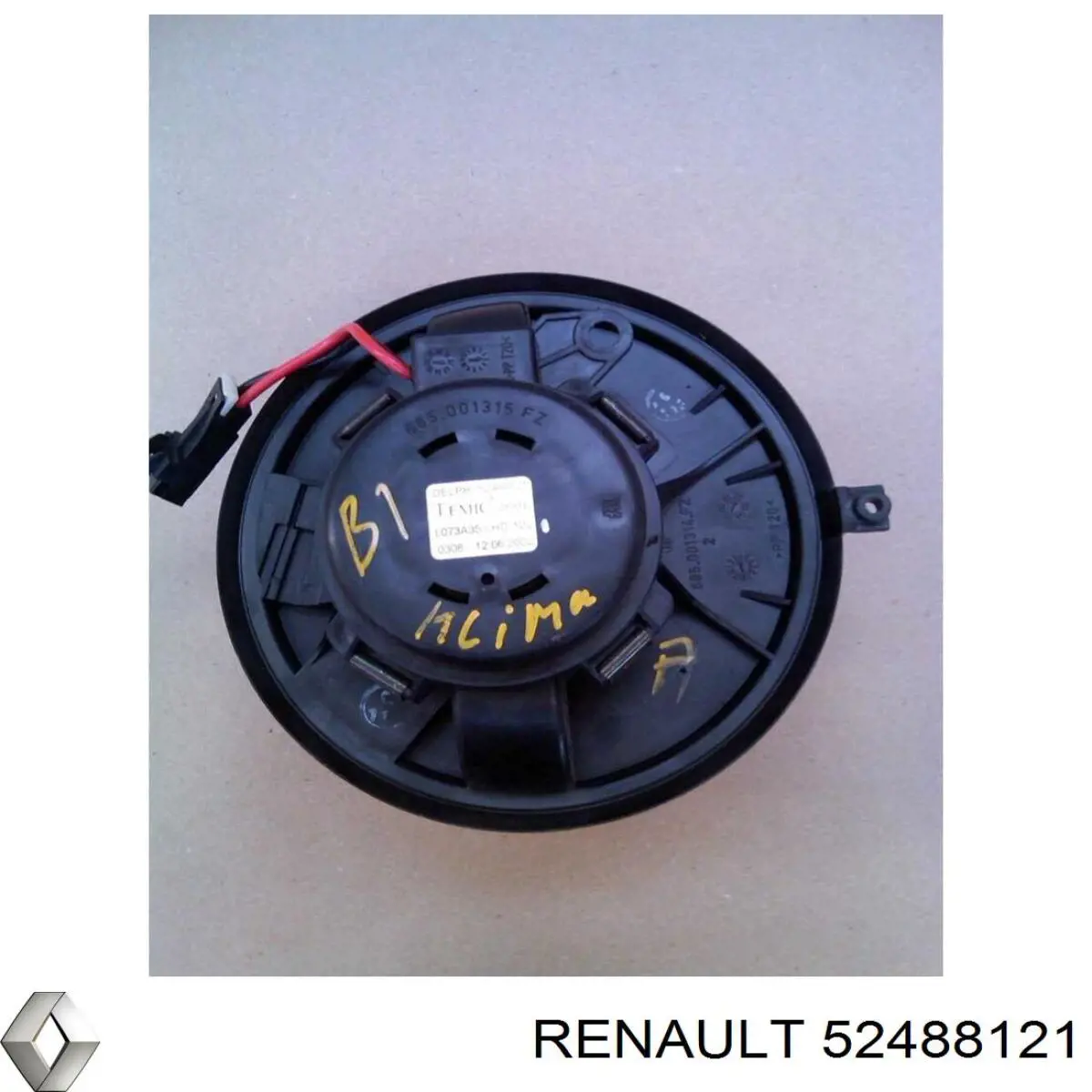 Вентилятора пічки 52488121 Renault (RVI)