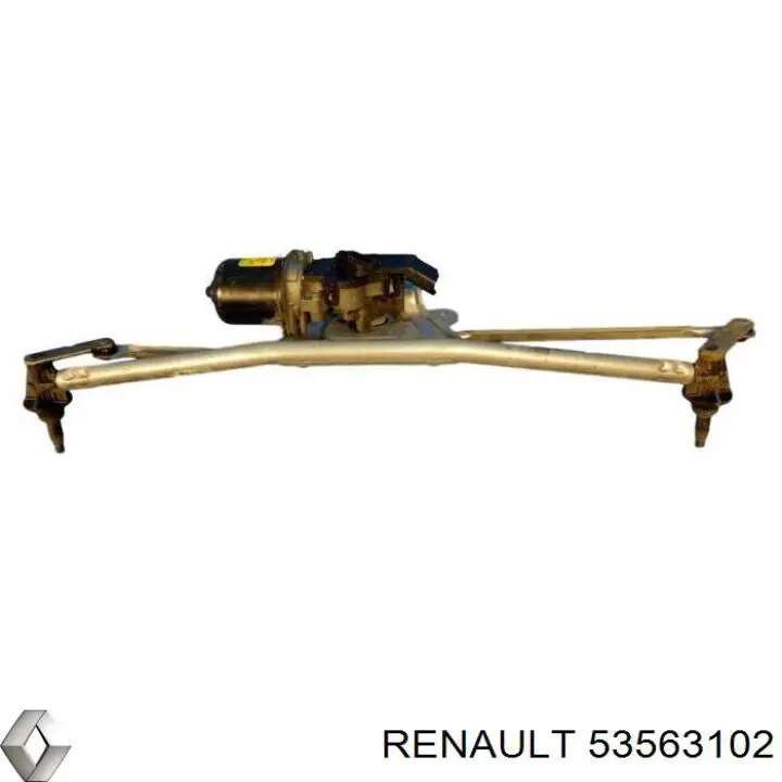53563102 Renault (RVI) двигун склоочисника лобового скла (трапеції)