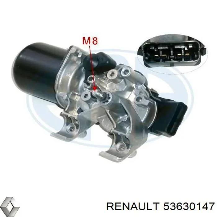 Купити 53630147 Renault (RVI) Мотор двірника