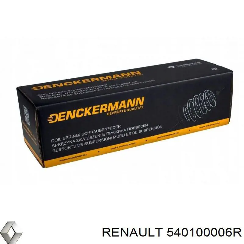 Купити 540100006R Renault (RVI) Гвинтова пружина підвіска