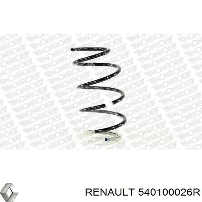540100026R Renault (RVI) пружина передня
