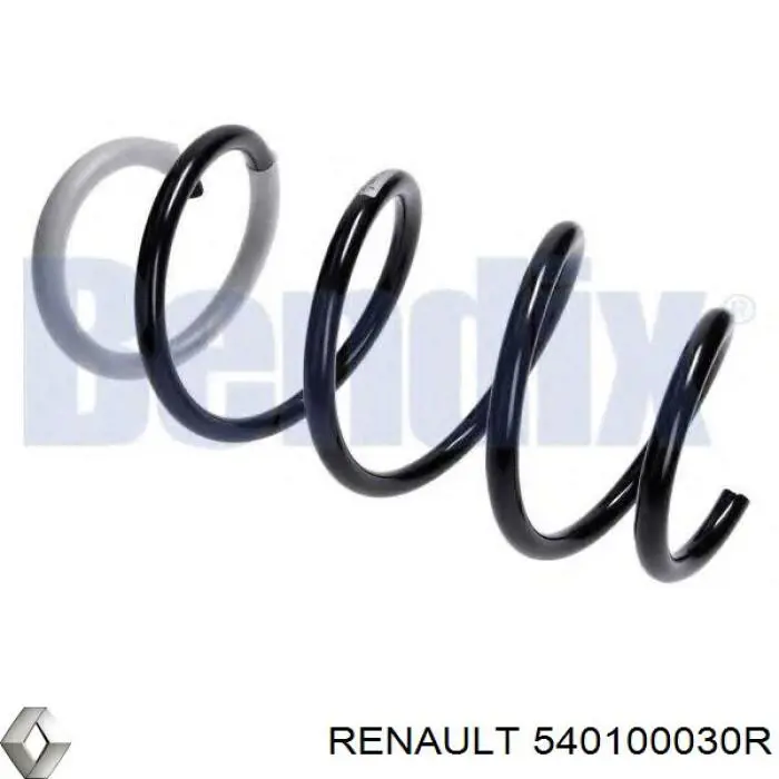 Купити 540100030R Renault (RVI) Гвинтова пружина підвіска