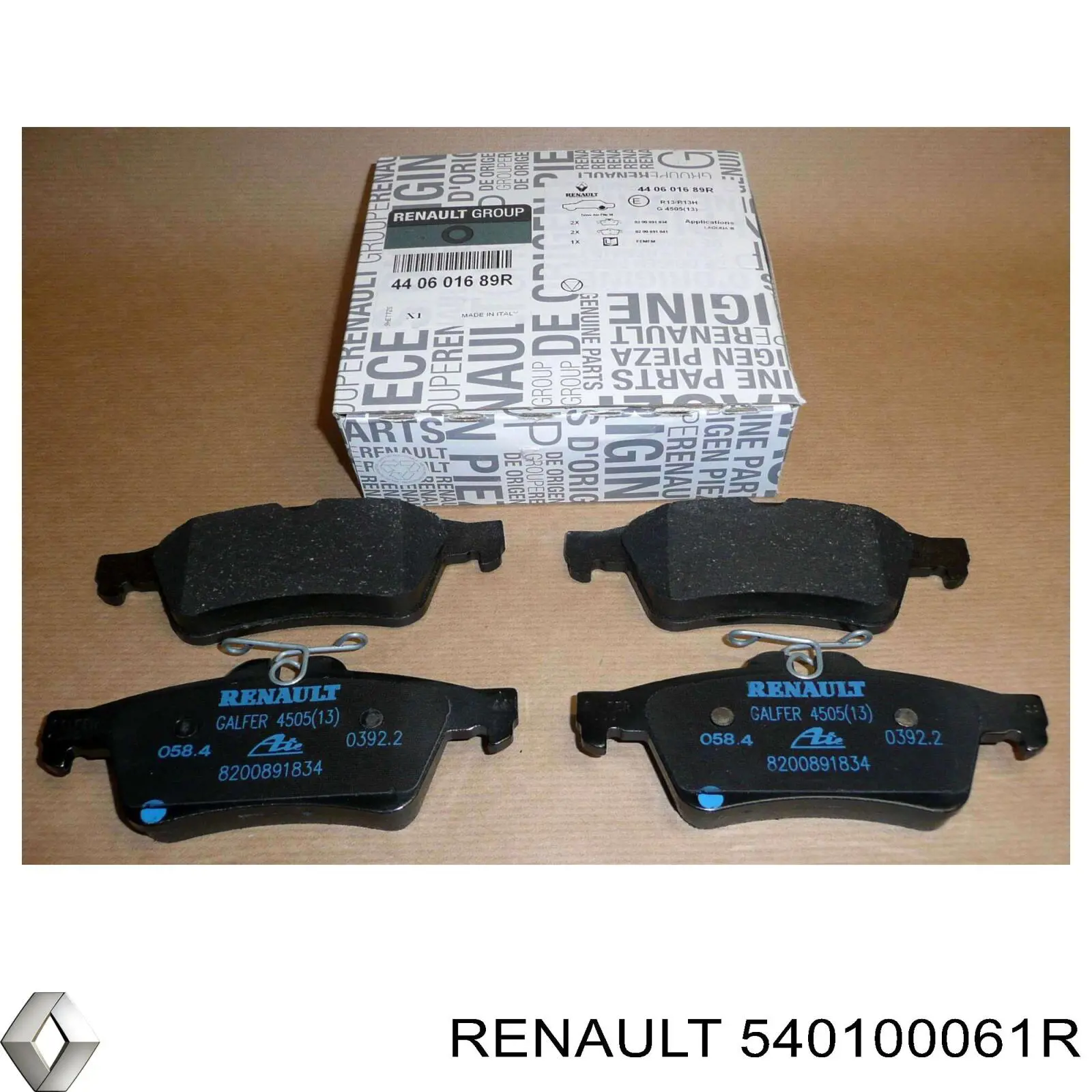 540100061R Renault (RVI) Пружина амортизатора передняя