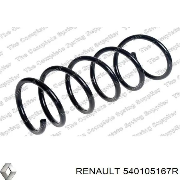 540105167R Renault (RVI) Пружина амортизатора передняя