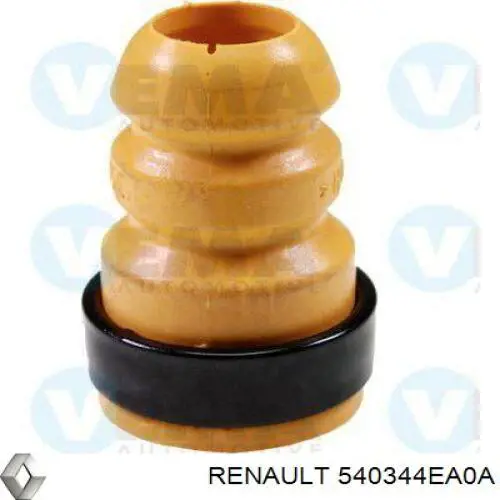 Пильник амортизатора переднього Renault (RVI) 540344EA0A ціна, від 21.70 USD