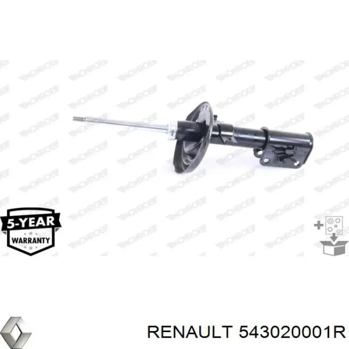 Стойка амортизатора передняя Renault (RVI) 543020001R ціна, від 55.00 USD