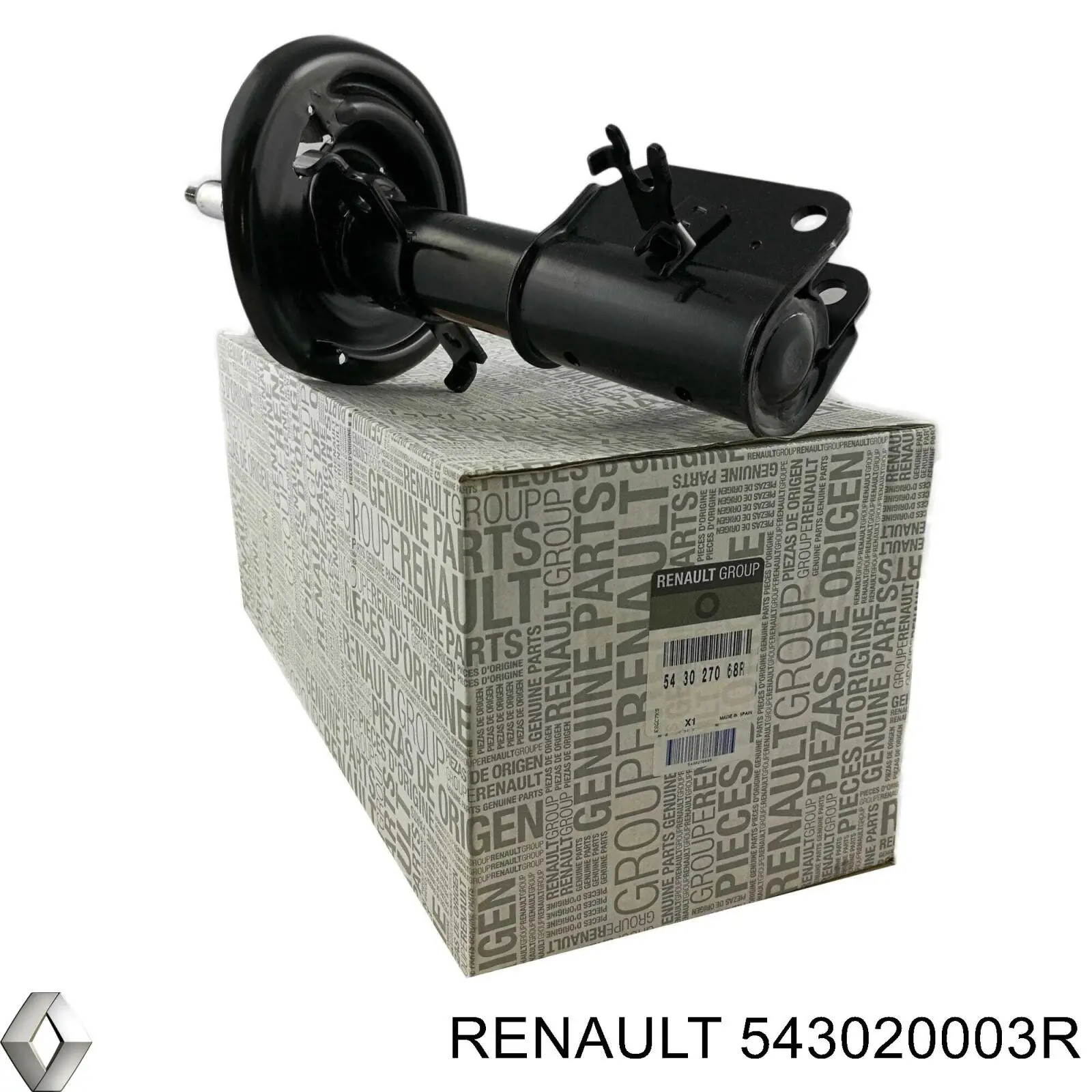 Амортизатор передній 543020003R Renault (RVI)