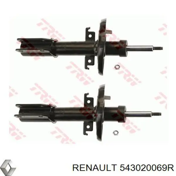 Амортизатор передній 543020069R Renault (RVI)