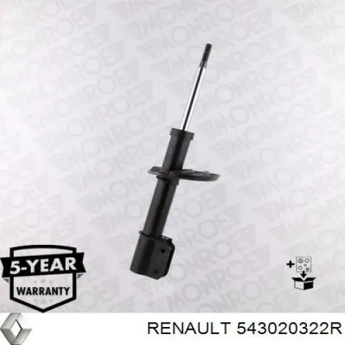 Стойка амортизатора передняя Renault (RVI) 543020322R ціна, від 38.49 USD