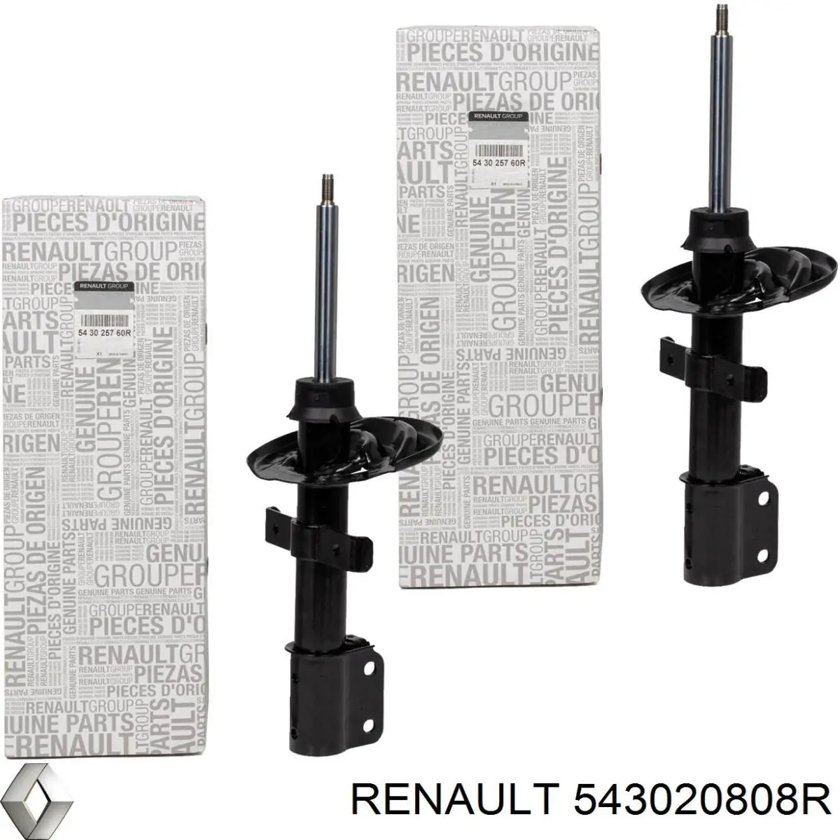 543020808R Renault (RVI) амортизатор передній