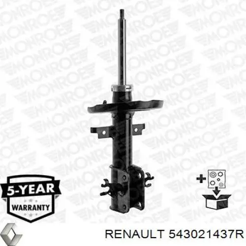 Купити 543021437R Renault (RVI) Амортизатор передньої підвіски