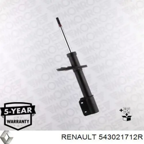 543021712R Renault (RVI) амортизатор передній