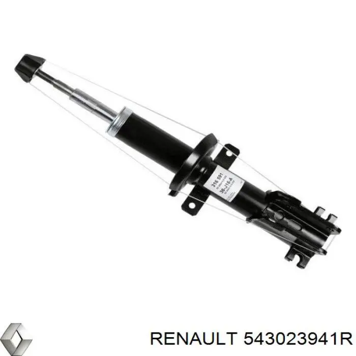 Стойка амортизатора передняя Renault (RVI) 543023941R ціна, від 63.35 USD