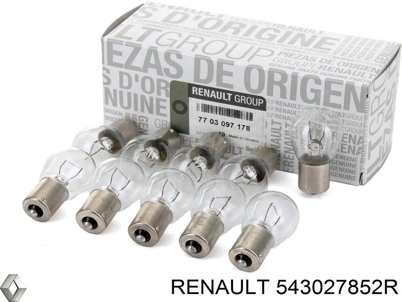 543027852R Renault (RVI) амортизатор передній