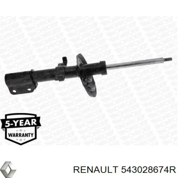 Амортизатор передній 543028674R Renault (RVI)