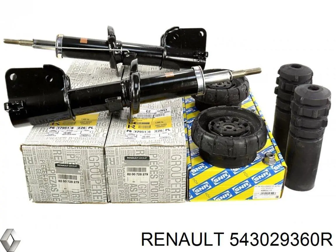 Стойка амортизатора передняя Renault (RVI) 543029360R ціна, від 57.68 USD