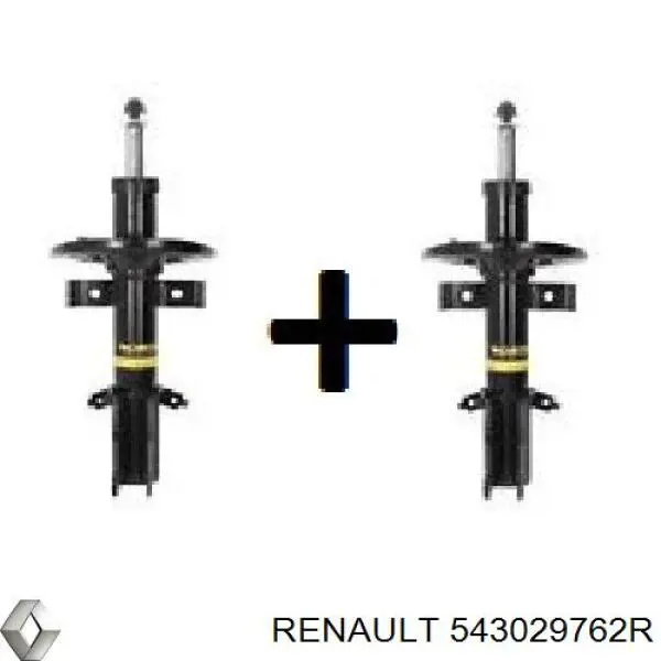 Амортизатор передній 543029762R Renault (RVI)