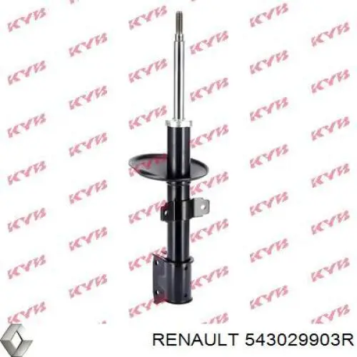 Амортизатор передній 543029903R Renault (RVI)