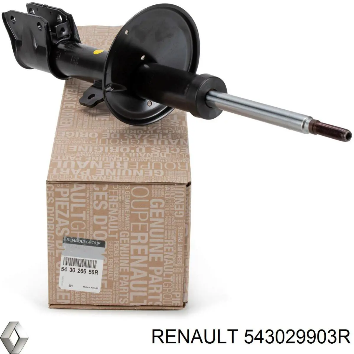 Стойка амортизатора передняя Renault (RVI) 543029903R ціна, від 79.06 USD