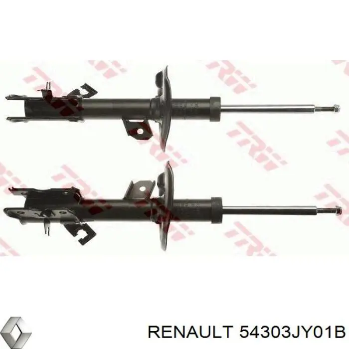 Амортизатора передній лівий 54303JY01B Renault (RVI)