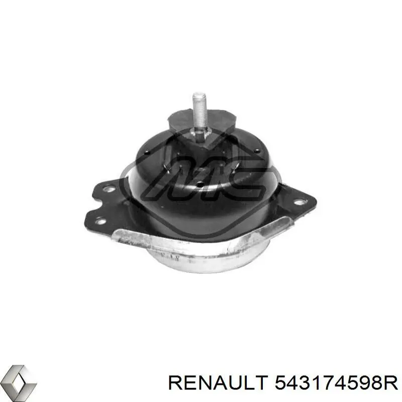 Купити 543174598R Renault (RVI) Кронштейн передньої балки