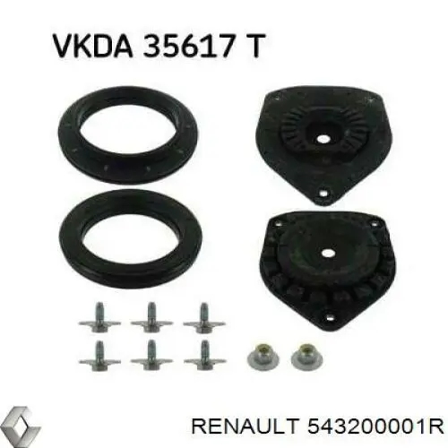 Купити 543200001R Renault (RVI) Опора амортизатора переднього