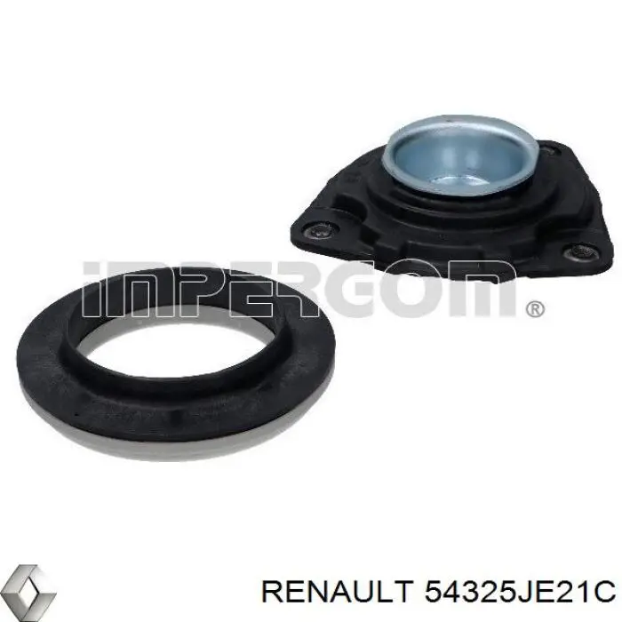 Підшипник опорний амортизатора, переднього Renault (RVI) 54325JE21C ціна, від 11.95 USD