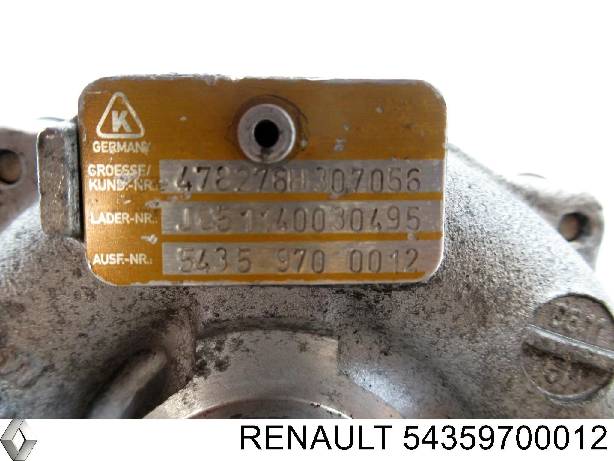 Турбіна Renault (RVI) 54359700012 ціна, від 112.74 USD