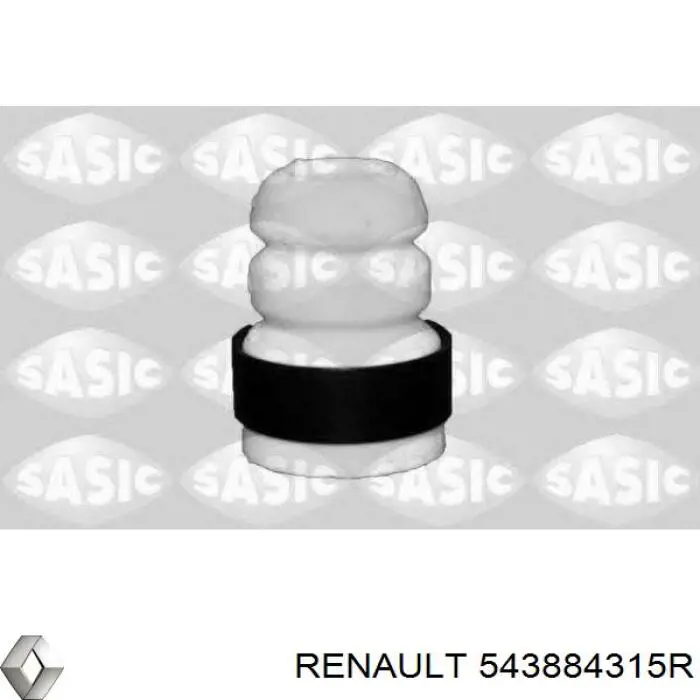 Пильник амортизатора переднього 543884315R Renault (RVI)