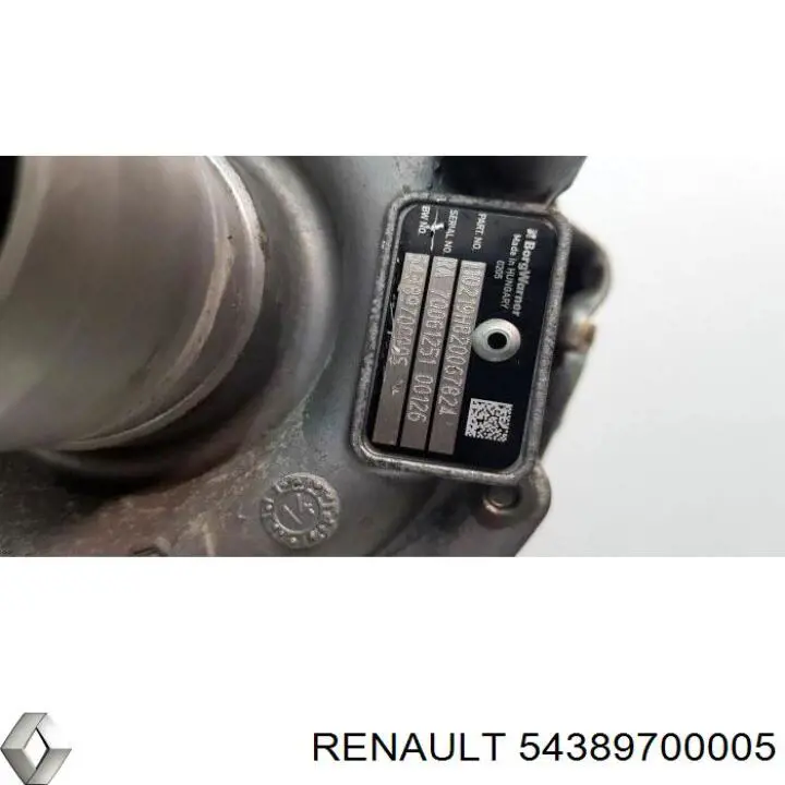 Турбіна Renault (RVI) 54389700005 ціна, від 251.37 USD