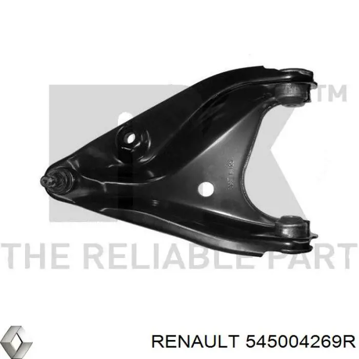 Купити 545004269R Renault (RVI) Важіль передньої підвіски нижній, правий