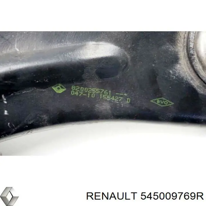 Купити 545009769R Renault (RVI) Важіль передньої підвіски нижній, правий