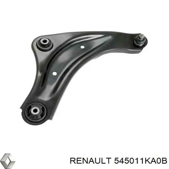 Важіль передньої підвіски нижній, лівий 545011KA0B Renault (RVI)