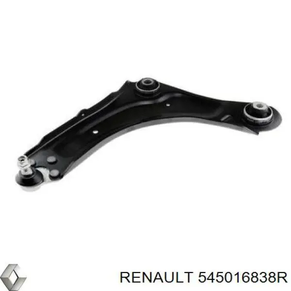 Важіль передньої підвіски нижній, лівий 545016838R Renault (RVI)