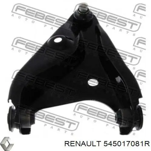Купити 545017081R Renault (RVI) Лівий важіль передній нижній підвіски