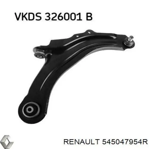 Купити 545047954R Renault (RVI) Важіль передньої підвіски нижній, правий