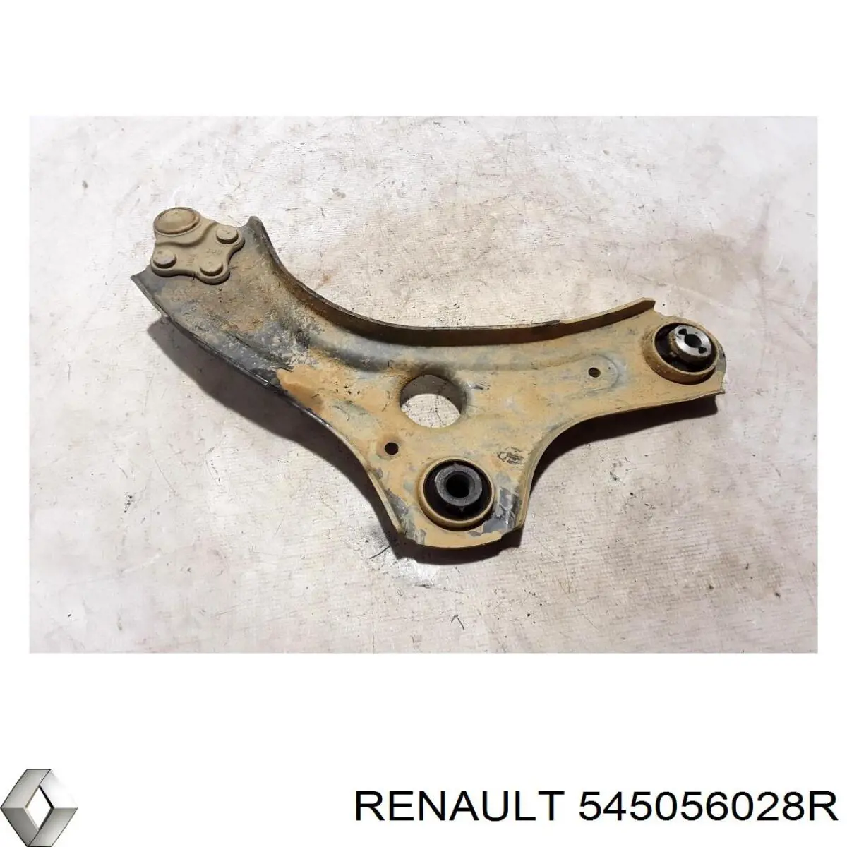 Важіль передньої підвіски нижній, лівий 545056028R Renault (RVI)