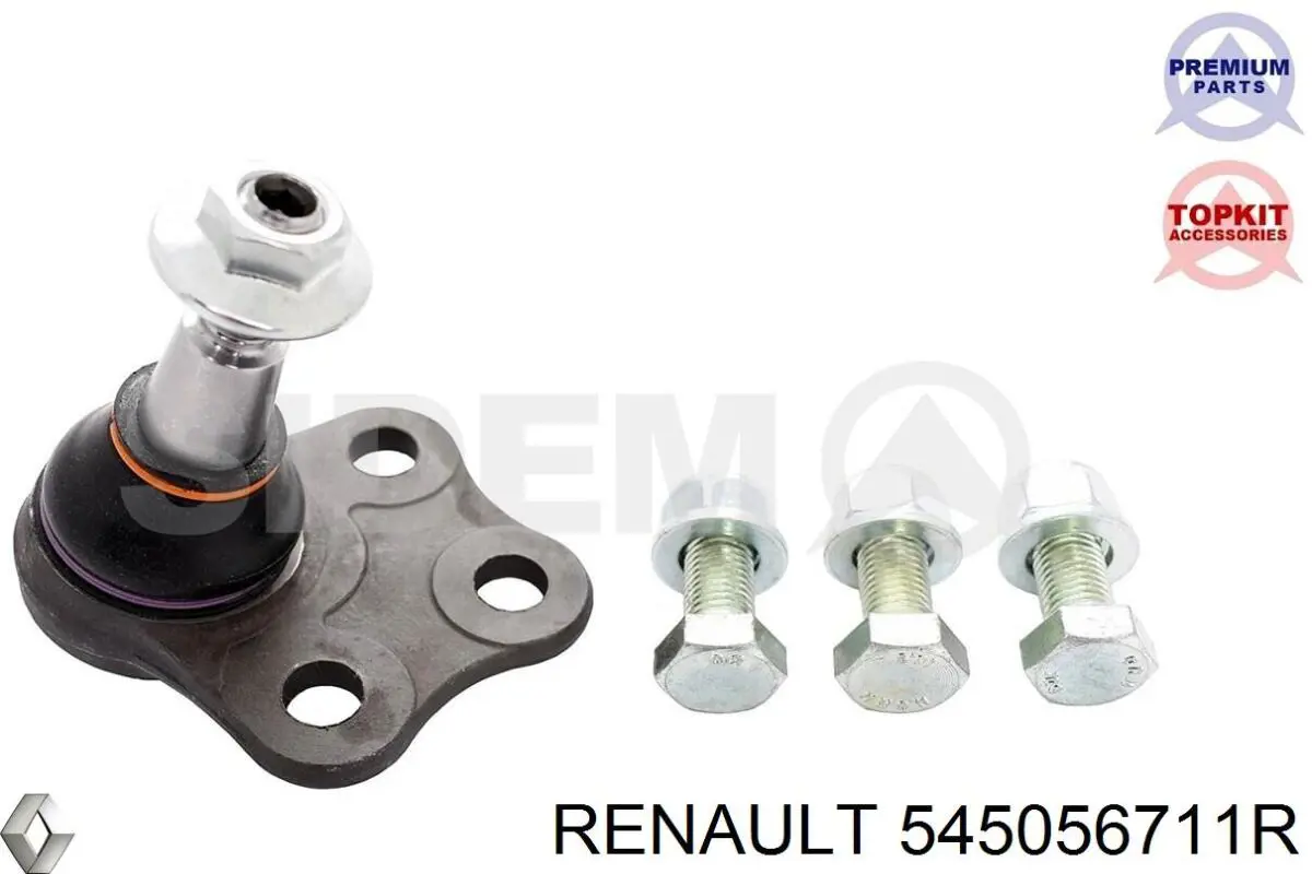 545056711R Renault (RVI) важіль задньої підвіски нижній, лівий