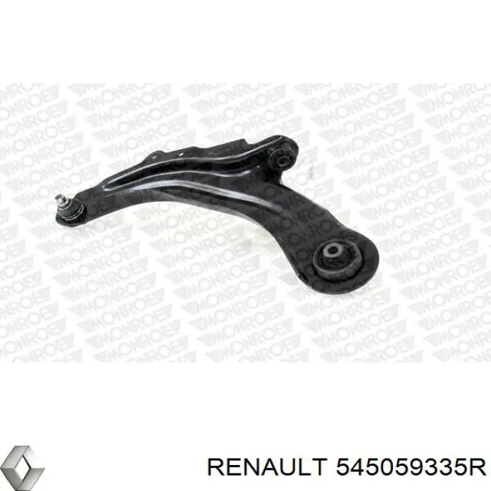 Купити 545059335R Renault (RVI) Лівий важіль передній нижній підвіски