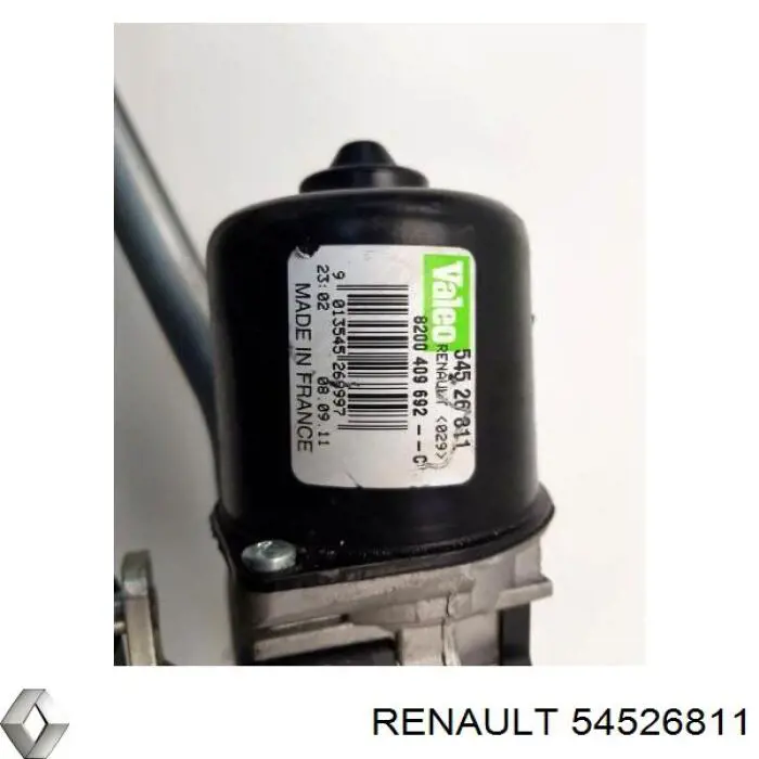 Купити 54526811 Renault (RVI) Мотор трапеції склоочисника