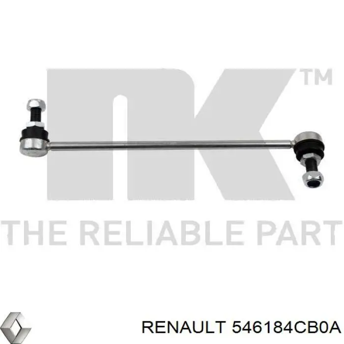 Купити 546184CB0A Renault (RVI) Яйця стабілізатора переднього