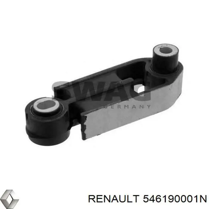 Подушка (опора) двигуна, ліва нижня 546190001N Renault (RVI)