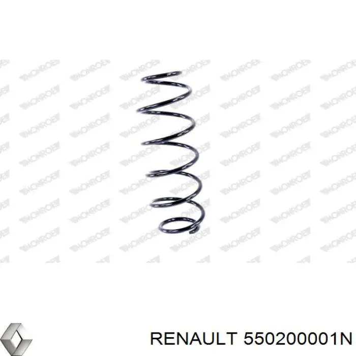 Пружина задня 550200001N Renault (RVI)