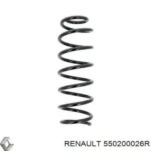 Пружина задня Renault (RVI) 550200026R ціна, від 34.82 USD