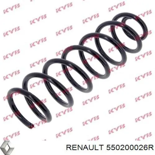 550200026R Renault (RVI) Пружина підвіски задня