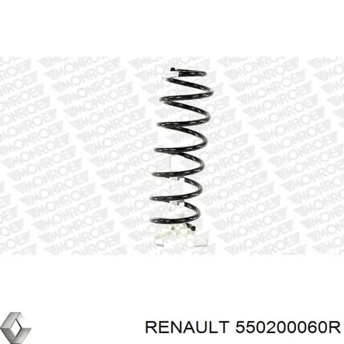 Пружина задня Renault (RVI) 550200060R ціна, від 41.25 USD