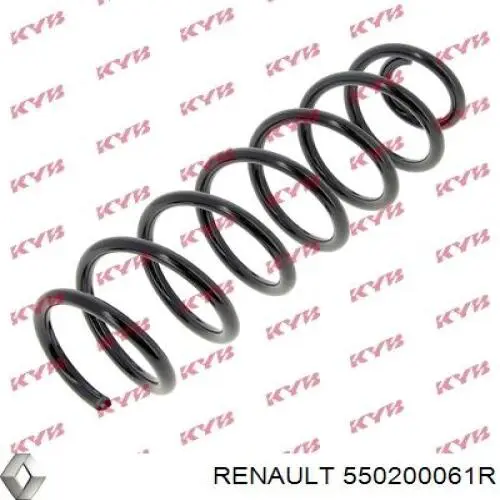Пружина задня Renault (RVI) 550200061R ціна, від 30.27 USD